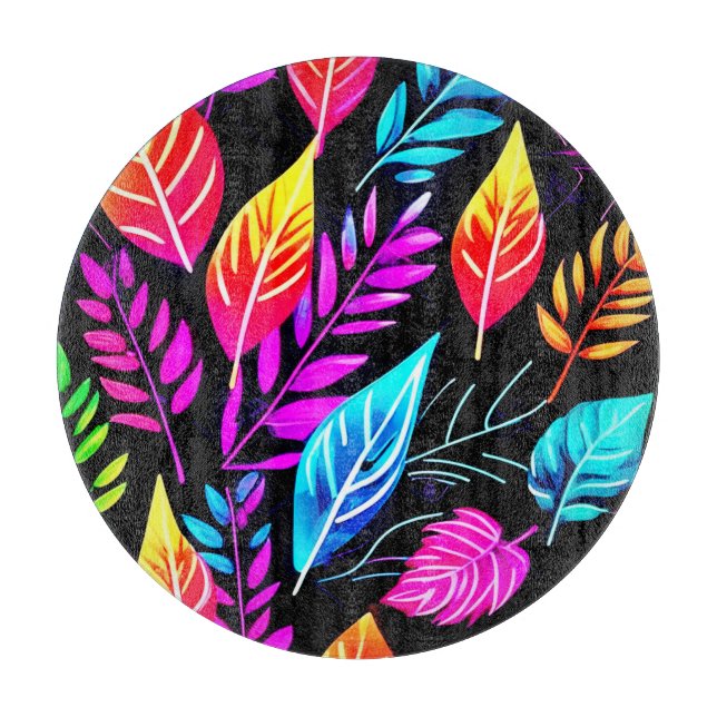 Planche À Découper Feuillage Tropical : Art de Feuille (Devant)