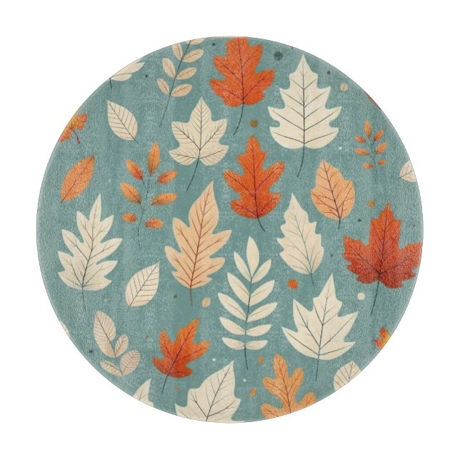 Planche À Découper Feuilles automne/automne mignonnes (Devant)