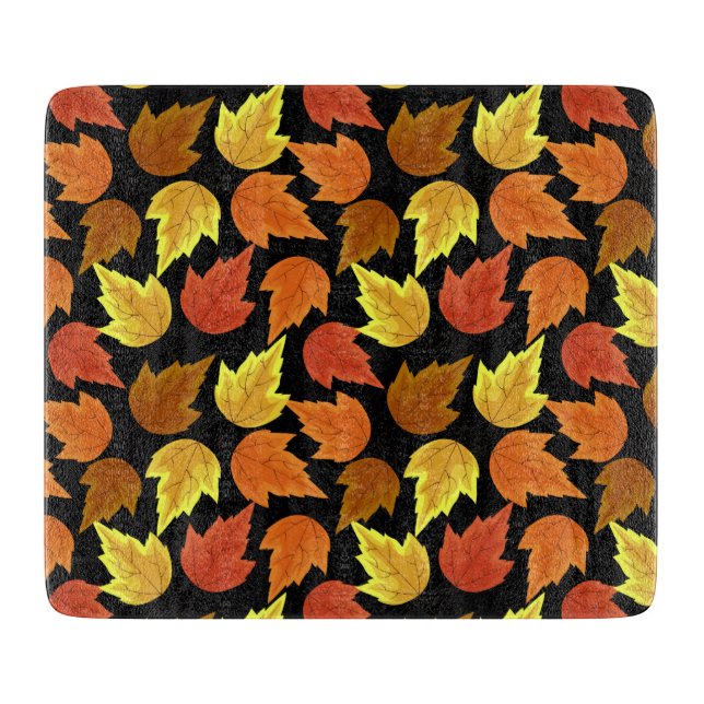 Planche À Découper Feuilles d'automne Saison d'automne Action de grâc (Devant)