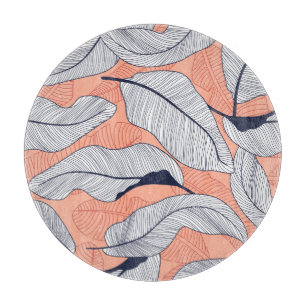 Planche À Découper Feuilles de jungle motif tropical sans couture