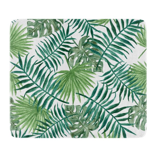 Planche À Découper Feuilles de la jungle tropicale (Devant)