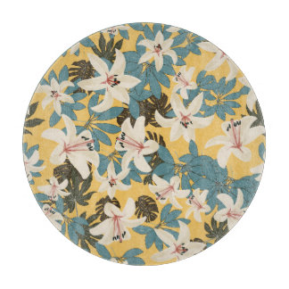Planche À Découper Feuilles tropicaux lumineux Lily Motif