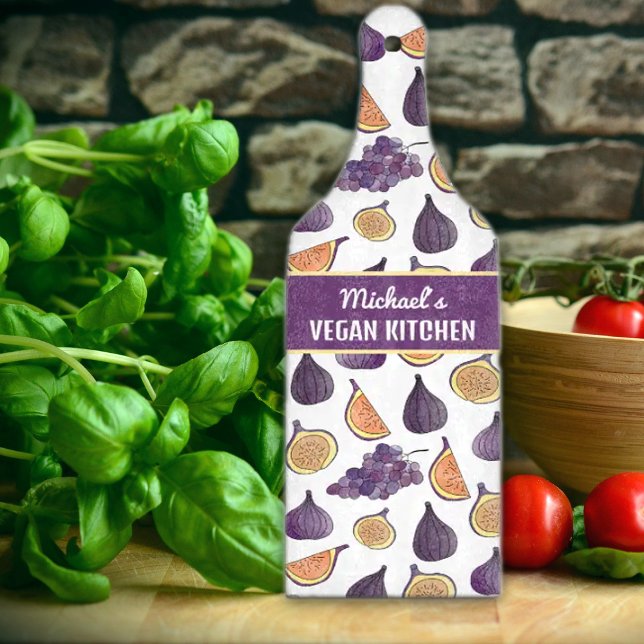 Planche À Découper Figes et raisins de famille personnalisés (Créateur téléchargé)