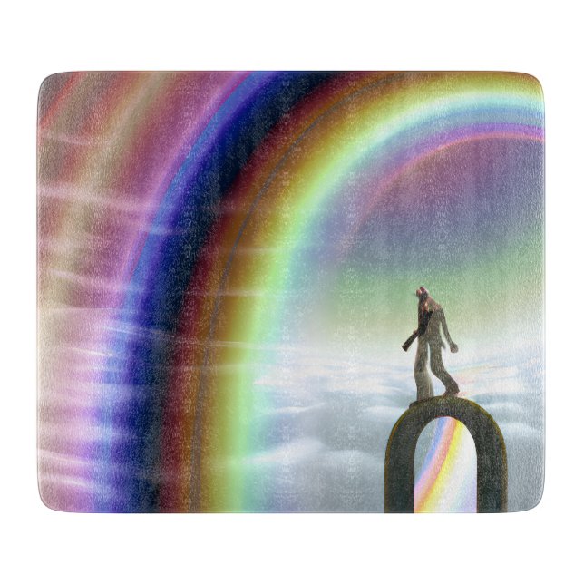 Planche À Découper Figure de mystère au Stargate interdimensionnel (Devant)