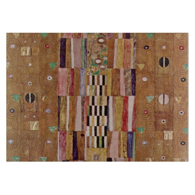 Planche À Découper Fin de mur, frise Stoclet de Gustav Klimt (Devant)