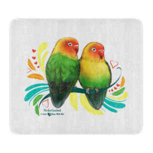 Planche À Découper Fischer Lovebirds