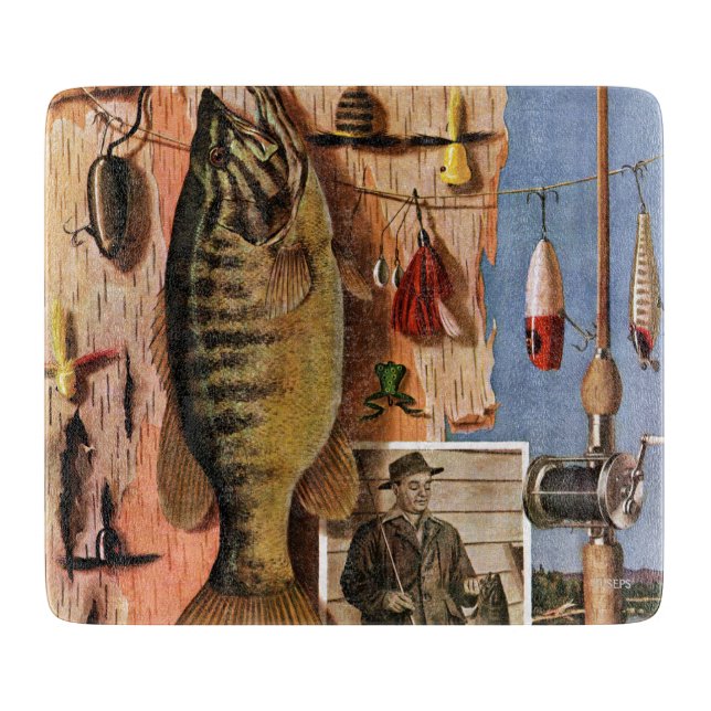 Planche À Découper Fishing Still Life par John Atherton (Devant)