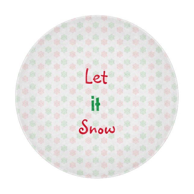 Planche À Découper Flacon de Noël (Devant)