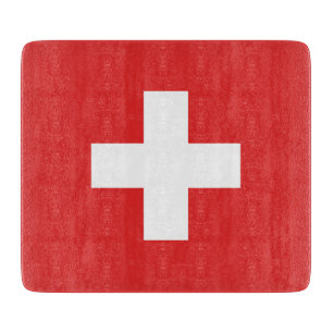 Planche À Découper Flag of Switzerland - Suisse - Suisse - Svizzera