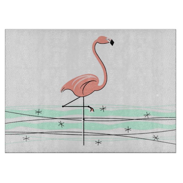 Planche À Découper Flamant rose Plateau de coupe Ocean (Devant)