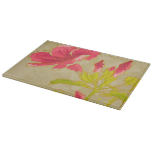 Planche À Découper Fleur d'Allamanda sur l'arrière - plan modifié l