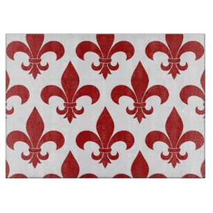 Planche À Découper Fleur de lis Motif