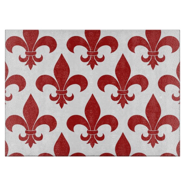 Planche À Découper Fleur de lis Motif Classic (Devant)