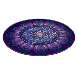 Planche À Découper Fleur de vie / Blume des Lebens - Mandala II