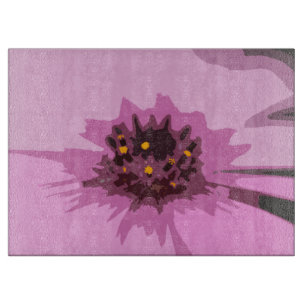 Planche À Découper Fleur marguerite Abstraite en rose pâle
