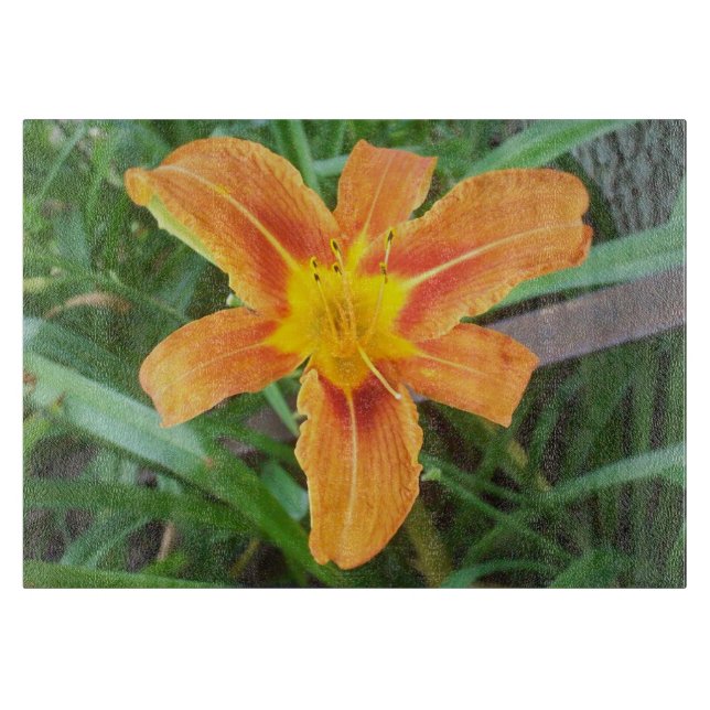 Planche À Découper Fleur orange (Devant)