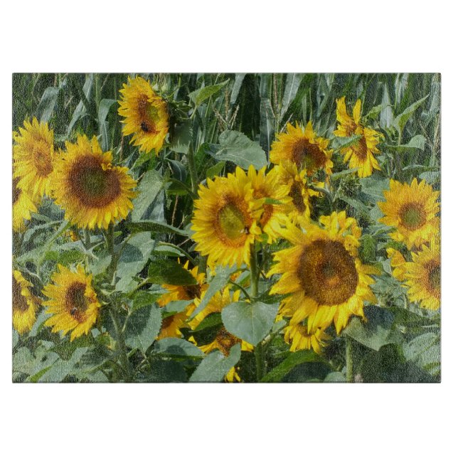 Planche À Découper fleur, soleil, plante, nature, été, floral, (Devant)