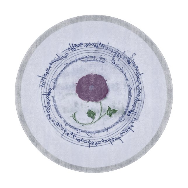 Planche À Découper Fleur tôt de manuscrit de musique (Devant)
