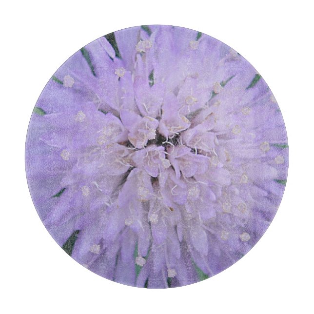 Planche À Découper Fleur violette  (Devant)