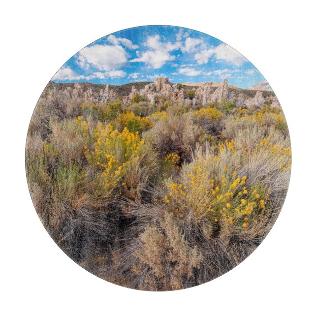 Planche À Découper Fleurs | Blooming Sagebrush Californie (Devant)