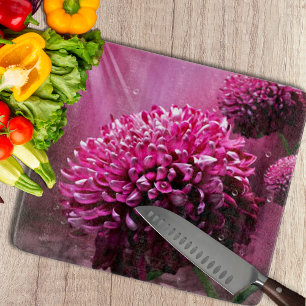 Planche À Découper Fleurs Dahlia