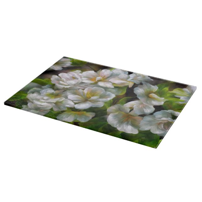 Planche À Découper Fleurs d'Apple (Coin)