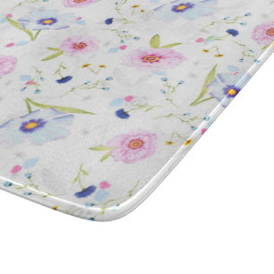 Planche À Découper Fleurs de jardin fraîches -