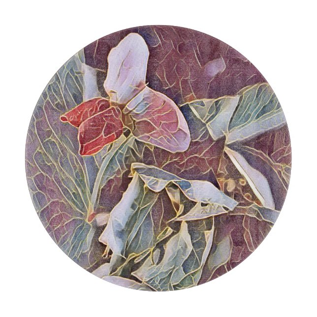 PLANCHE À DÉCOUPER FLEURS DE POIS DOUCES (Devant)