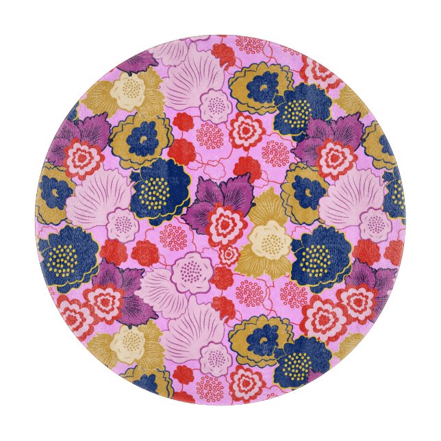 Planche À Découper Fleurs de printemps (Devant)