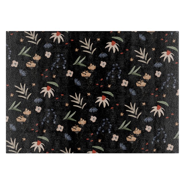 Planche À Découper Fleurs d'eau simples 1 (Devant)