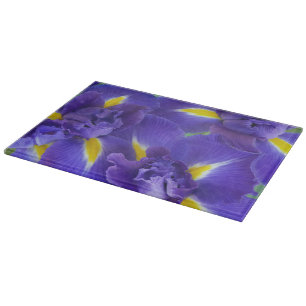 Planche À Découper Fleurs d'Iris