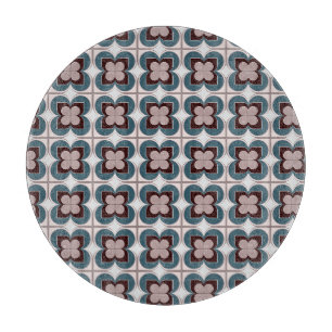 Planche À Découper Fleurs géométriques