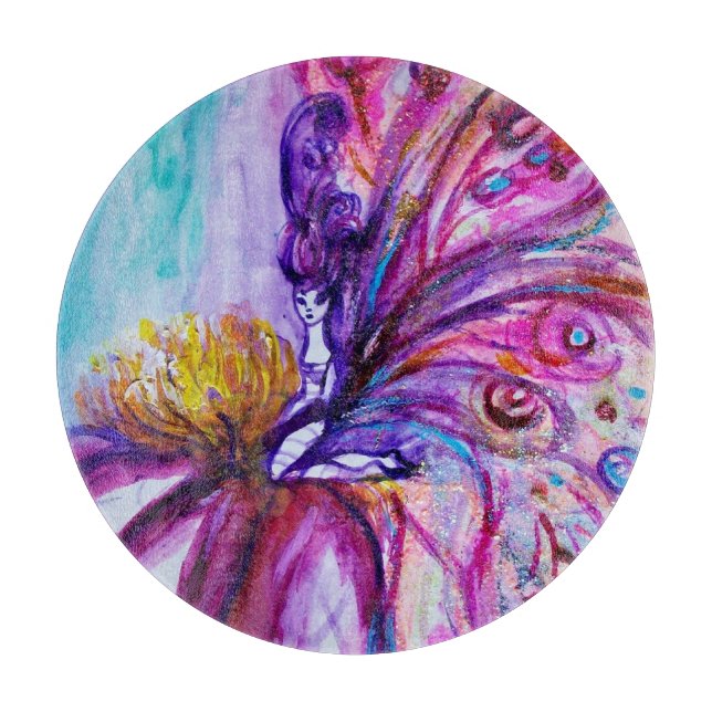 PLANCHE À DÉCOUPER FLEURS MORTES BLANCHES EN ROSE, PARKLES D'OR (Devant)