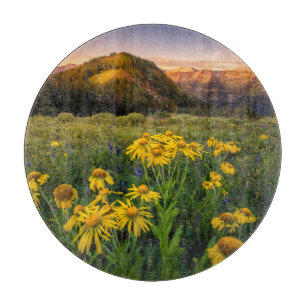 Planche À Découper Fleurs   Mountain Meadow Crested Butte Colorado