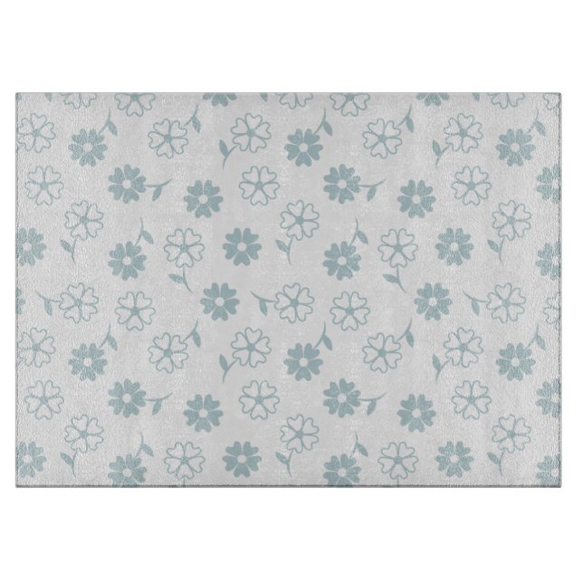 Planche À Découper Fleurs pétales en forme de coeur (Devant)