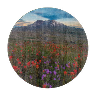 Planche À Découper Fleurs   Pinceau indien & Penstemon