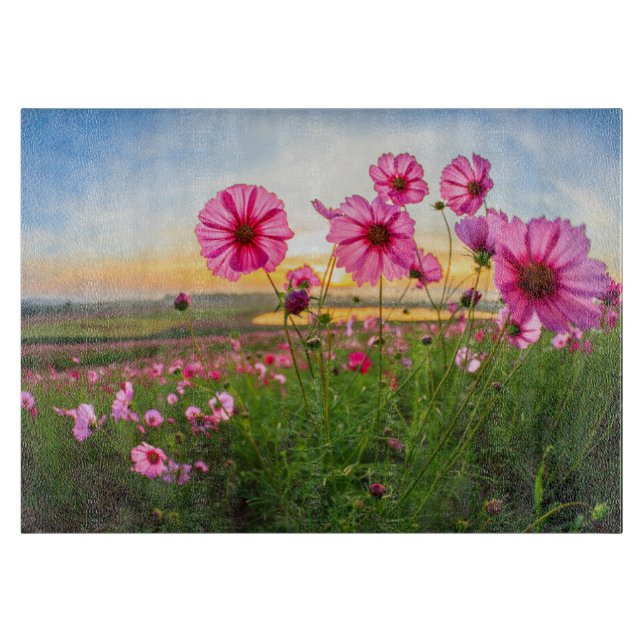 Planche À Découper Fleurs |Province de Chiang Rai, Thaïlande (Devant)