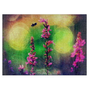 Planche À Découper Fleurs roses N Abee Lumières Coupe