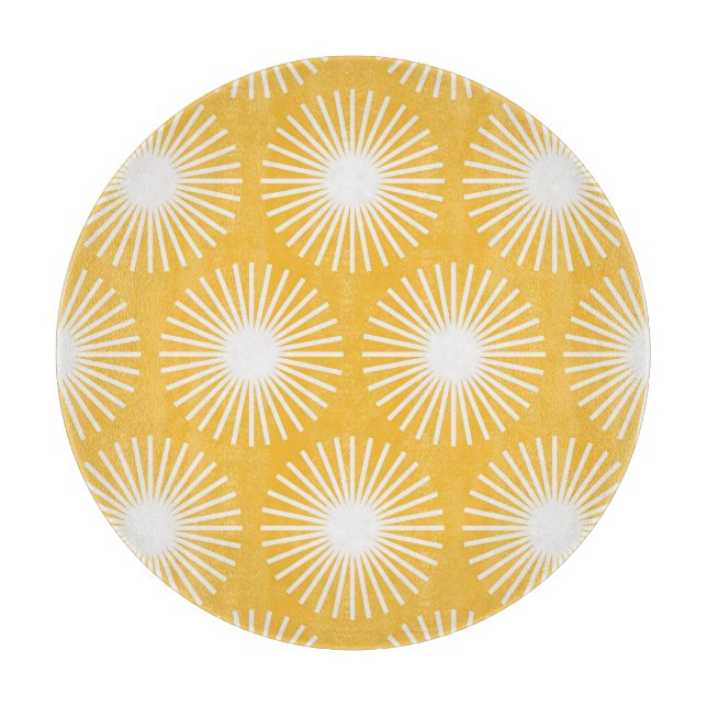 Planche À Découper Fleurs simples : design sans couture scandinave. (Devant)