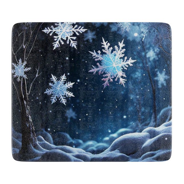 Planche À Découper Flocon de neige (Devant)
