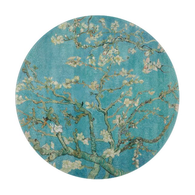 Planche À Découper Floraison d'amandier, Peinture à l'huile, Vincent  (Devant)