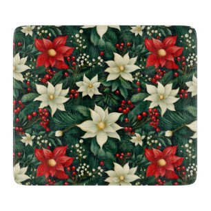 Planche À Découper Floral Motif de Noël
