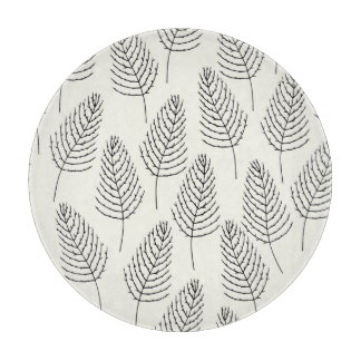 Planche À Découper Floral naturel : Vintage blanc Abstrait