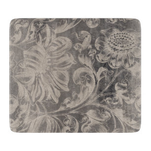 Planche À Découper Floral vieilli