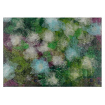 planche à découper florale Abstraite