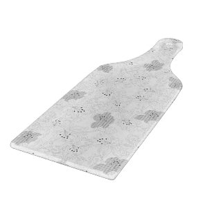 Planche à découper florale de luxe Décor de cade
