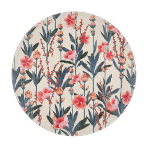 Planche À Découper Florales de jardin : Vintage botanique tropical