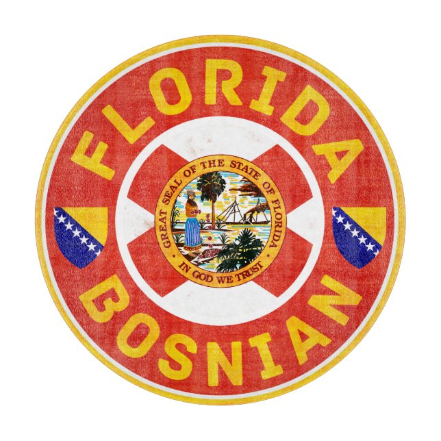 Planche À Découper Florida Bosniaque American Cutboard (Devant)