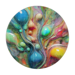 Planche À Découper Fluide, Glosseuse, Bulles