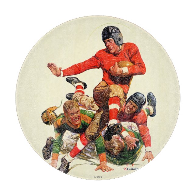 Planche À Découper Football universitaire (Devant)